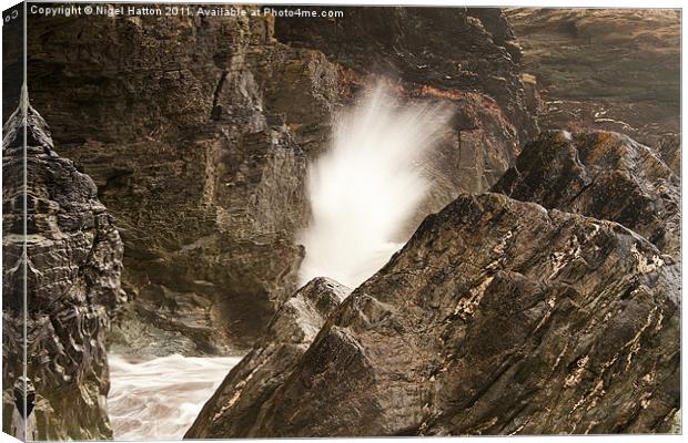 Power of Water Canvas Print by Nigel Hatton