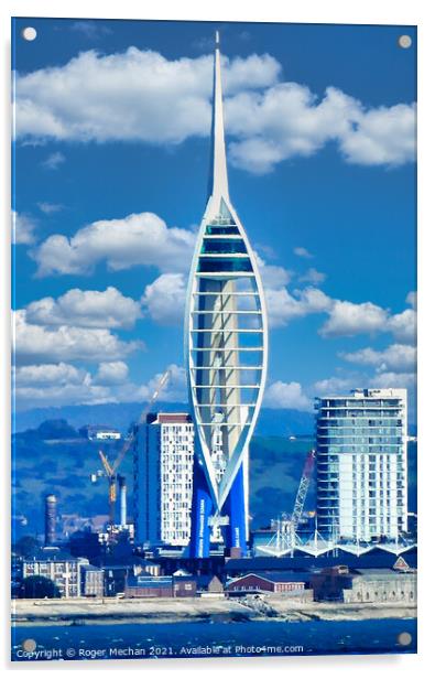 Spinnaker Tower Portsmouth Acrylic by Roger Mechan