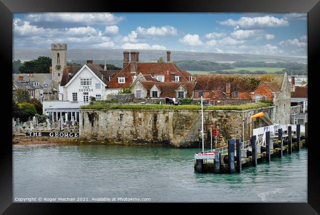 Henry VIII's Coastal Fortress Framed Print by Roger Mechan