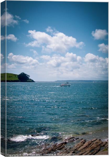 St Mawes Canvas Print by Chris Rose