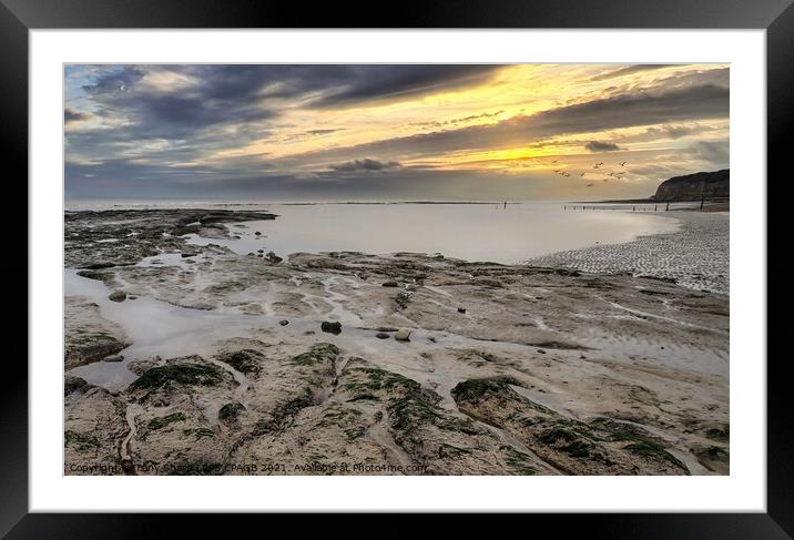 PETT LEVEL SUNSET Framed Mounted Print by Tony Sharp LRPS CPAGB
