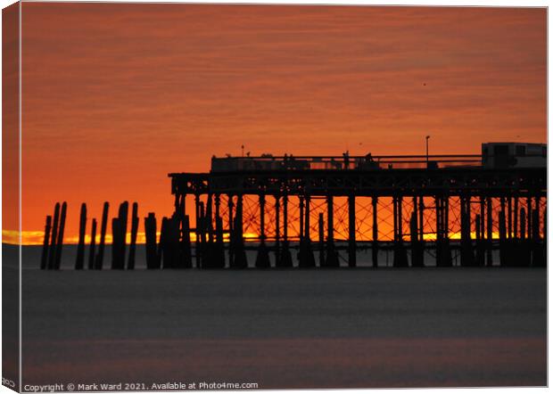 The End of the Pier Show. Canvas Print by Mark Ward