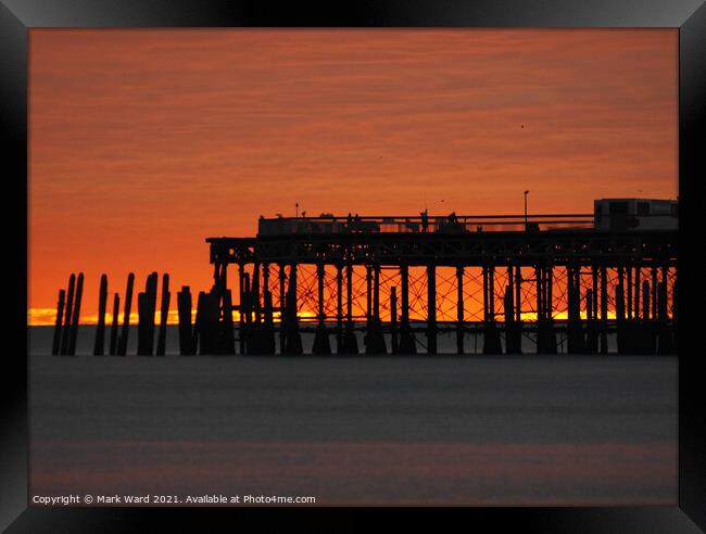 The End of the Pier Show. Framed Print by Mark Ward