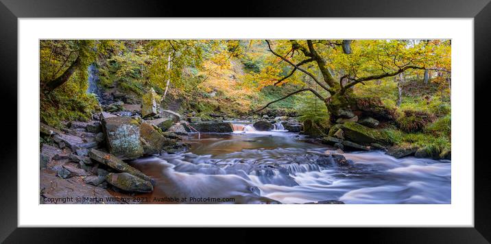 Mallyan Spout and West Beck Framed Mounted Print by Martin Williams