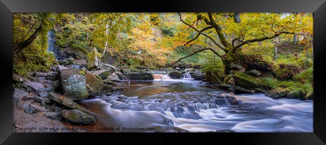 Mallyan Spout and West Beck Framed Print by Martin Williams