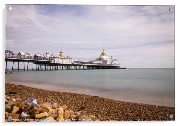 Eastbourne Pier Long Exposure Acrylic by Stephen Coughlan