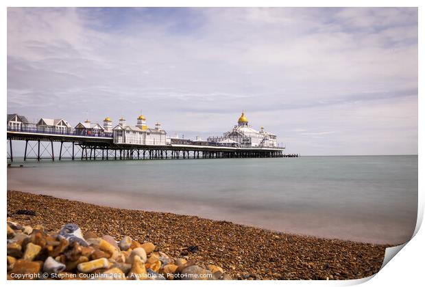 Eastbourne Pier Long Exposure Print by Stephen Coughlan