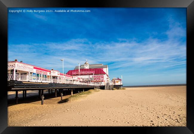 Great Yarmouth Pier,  Framed Print by Holly Burgess