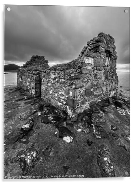 Toe Head Chapel ruins, Isle of Harris Acrylic by Photimageon UK