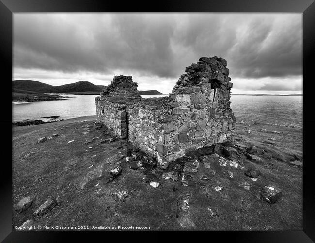 Toe Head Chapel ruins, Isle of Harris Framed Print by Photimageon UK