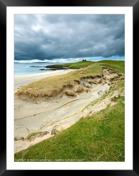 Toe Head Chapel and dunes, Isle of Harris Framed Mounted Print by Photimageon UK