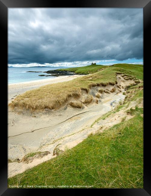 Toe Head Chapel and dunes, Isle of Harris Framed Print by Photimageon UK