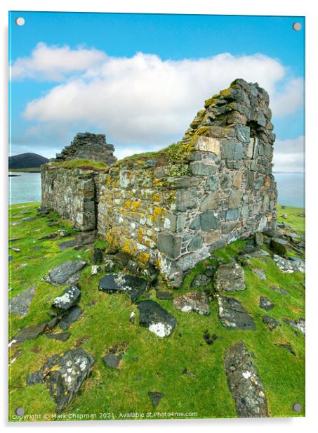 Toe Head Chapel Ruins, Isle of Harris Acrylic by Photimageon UK