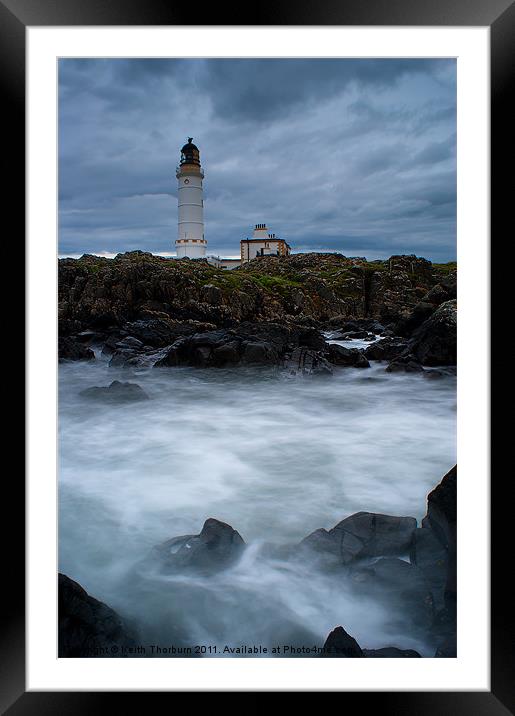 Corsewell Lighthouse Framed Mounted Print by Keith Thorburn EFIAP/b
