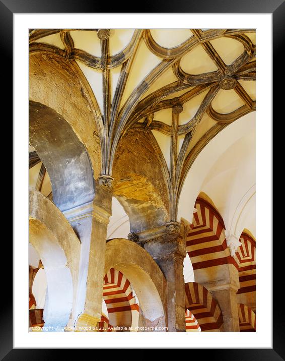 Mezquita arches Framed Mounted Print by Dudley Wood