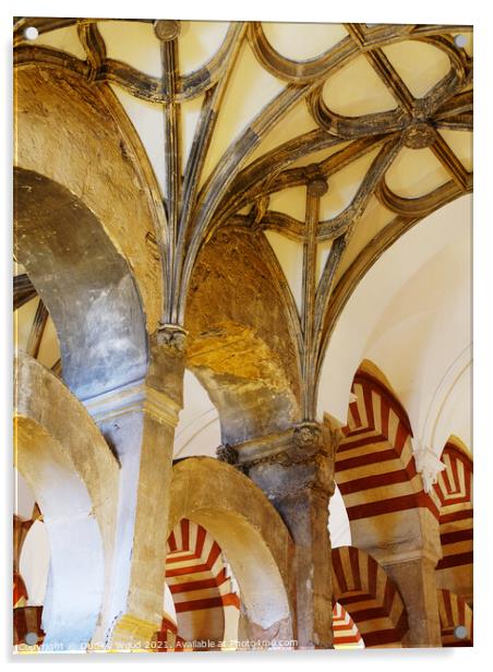 Mezquita arches Acrylic by Dudley Wood
