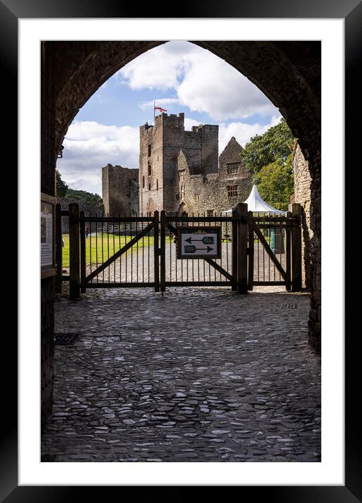 Ludlow Castle Shropshire Framed Mounted Print by Phil Crean