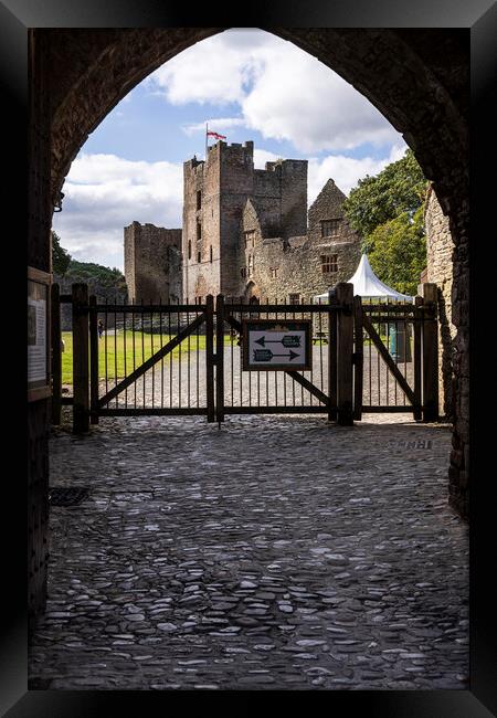 Ludlow Castle Shropshire Framed Print by Phil Crean
