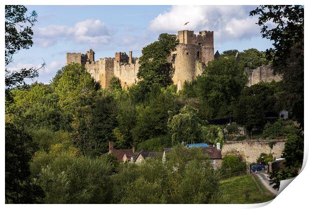 Ludlow castle Shropshire Print by Phil Crean