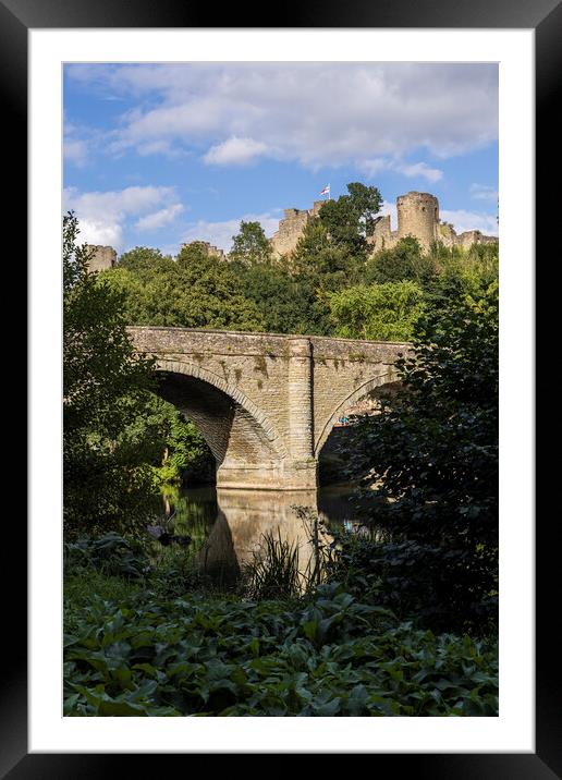 Ludlow Castle Shropshire Framed Mounted Print by Phil Crean