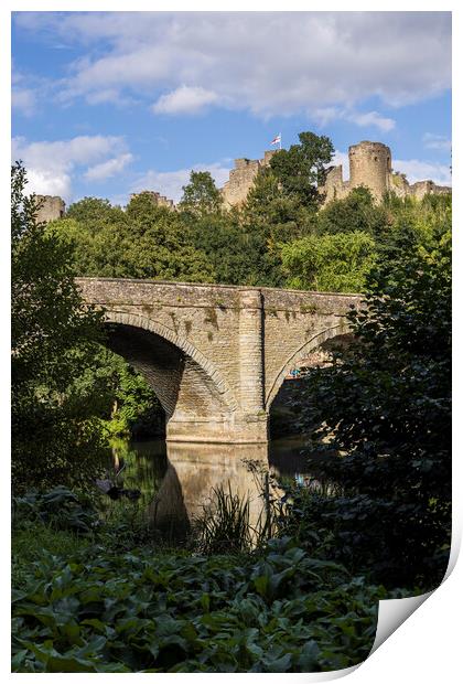 Ludlow Castle Shropshire Print by Phil Crean