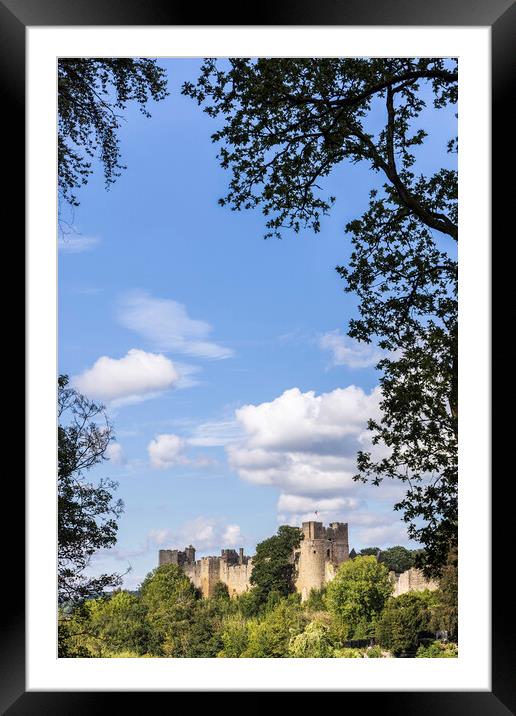 Ludlow castle Shropshire Framed Mounted Print by Phil Crean