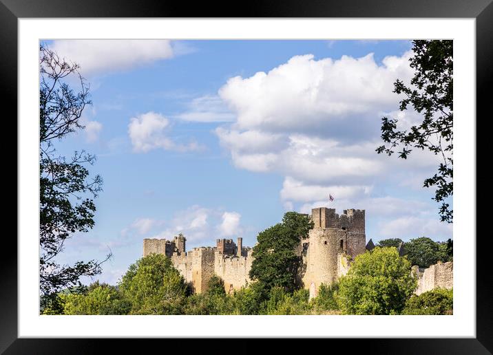 Ludlow castle Shropshire Framed Mounted Print by Phil Crean