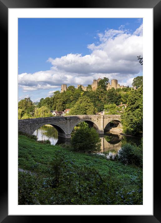 Ludlow castle Shropshire Framed Mounted Print by Phil Crean