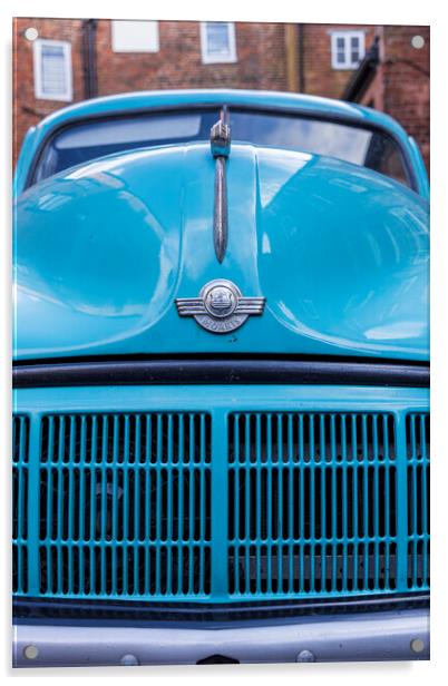 Morris Minor car Acrylic by Phil Crean