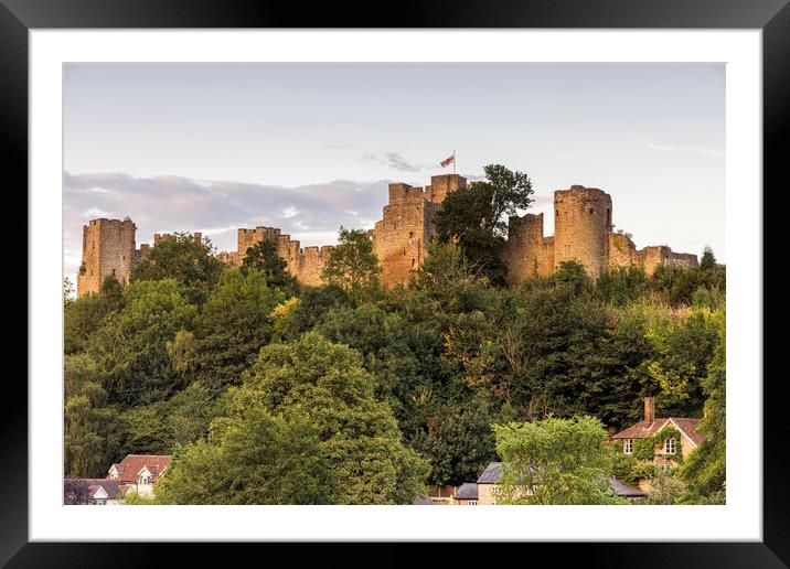 Ludlow Castle Shropshire  Framed Mounted Print by Phil Crean
