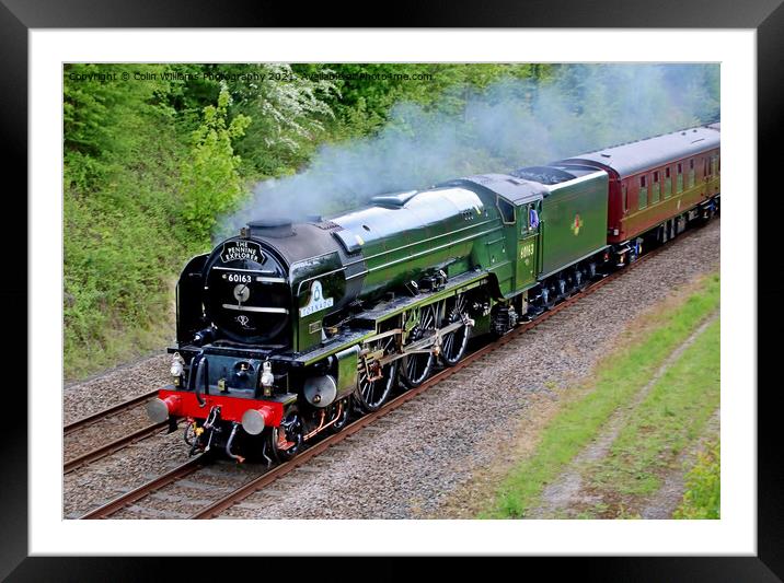Tornado 60163 With The Pennine Explorer 3 Framed Mounted Print by Colin Williams Photography