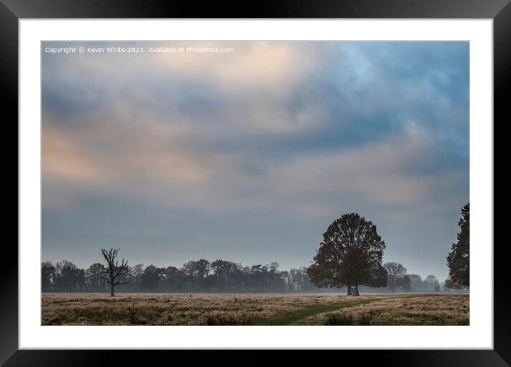 Morning sky Framed Mounted Print by Kevin White