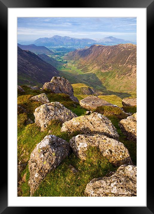 The Newlands Valley, Cumbria Framed Mounted Print by Jason Connolly