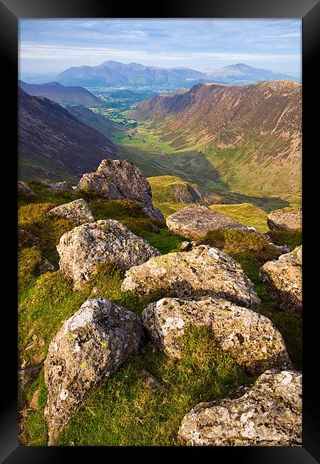 The Newlands Valley, Cumbria Framed Print by Jason Connolly