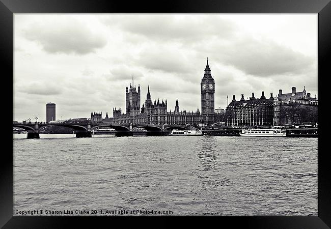 Houses of Parliament Framed Print by Sharon Lisa Clarke