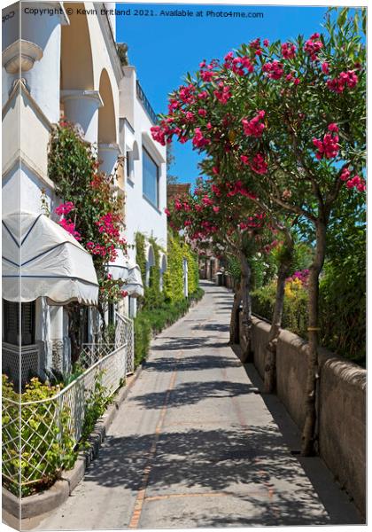 Capri Italy Canvas Print by Kevin Britland