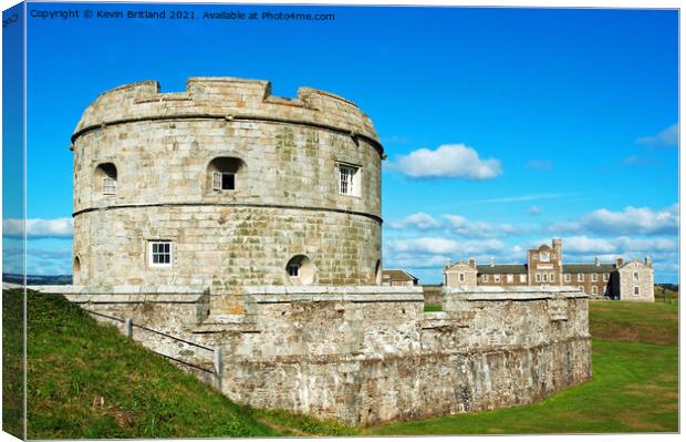 Pendennis castle cornwall Canvas Print by Kevin Britland