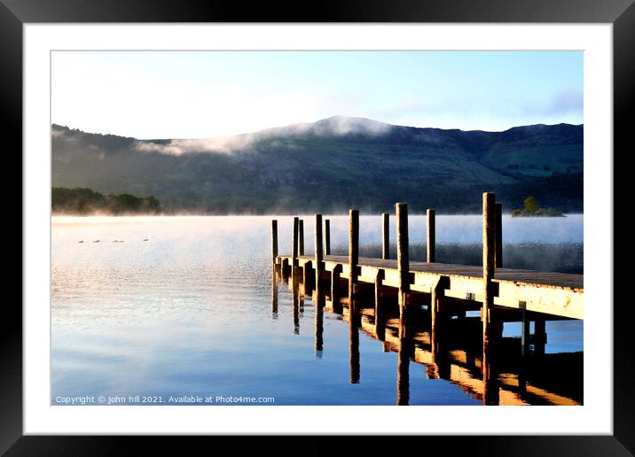 Lake district, Cumbria, UK. Framed Mounted Print by john hill