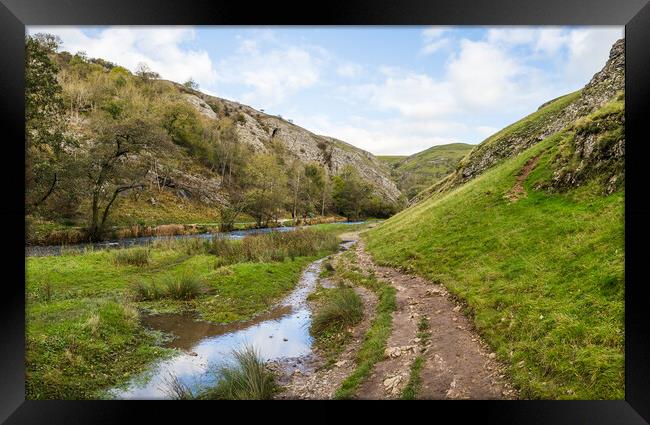 Foot of the Dovedale valley Framed Print by Jason Wells