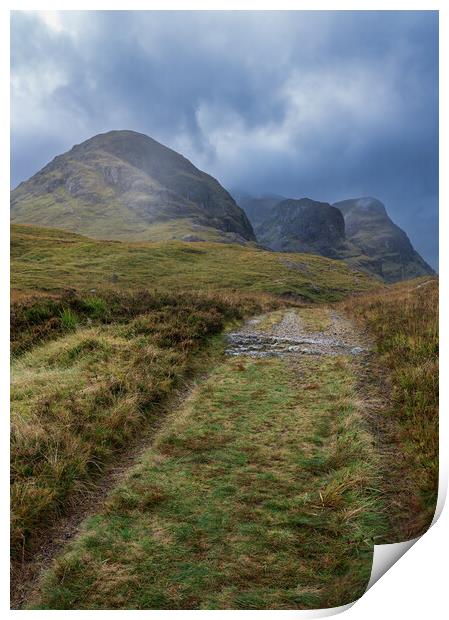 The Three Sisters of Glencoe  Print by Anthony McGeever