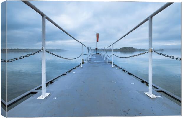 Gangway perspective. Canvas Print by Bill Allsopp