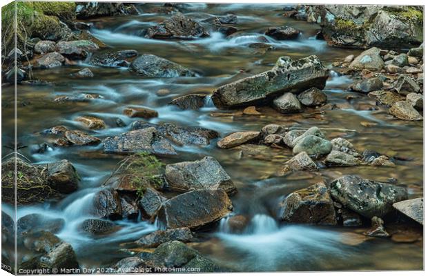 The Tranquil Stream Canvas Print by Martin Day