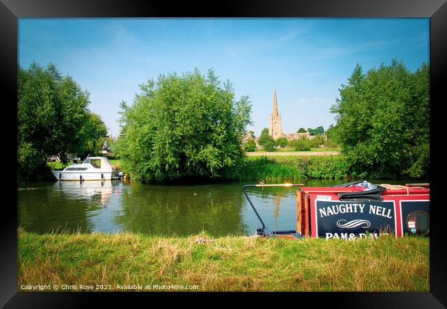 Lechlade, River Thames Framed Print by Chris Rose