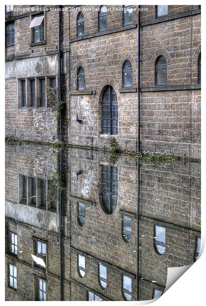 Kirkstall's Mirrored Beauty Print by Colin Metcalf
