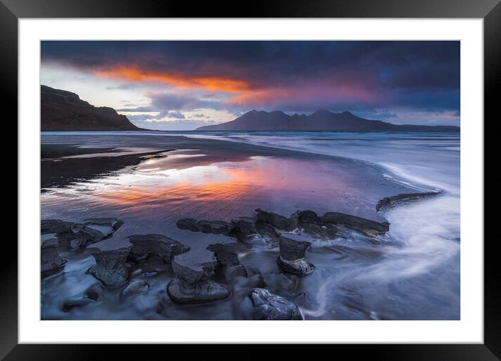 Jagged Islands Framed Mounted Print by John Finney