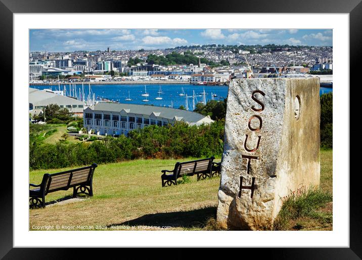 A Scenic Trek Along the South West Coast Path Framed Mounted Print by Roger Mechan