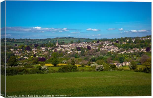 Picturesque Painswick in The Cotswolds, UK Canvas Print by Chris Rose