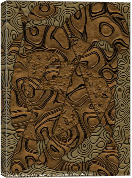 EGYPTIAN ABSTRACT Canvas Print by david hotchkiss