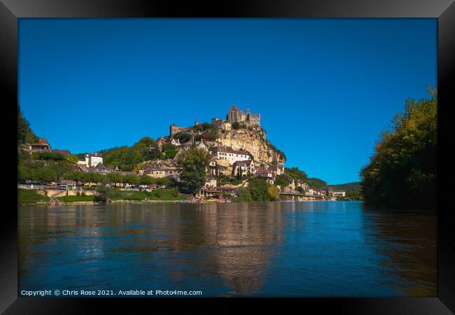 Kayak trip on the Dordogne River Framed Print by Chris Rose