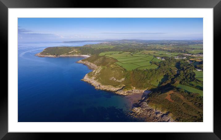 The Gower peninsula Framed Mounted Print by Leighton Collins